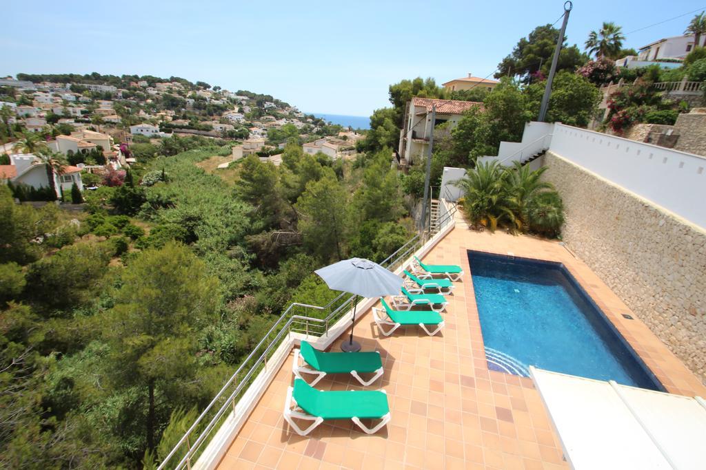 Elena Baladrar - sea view villa with private pool in Benissa Esterno foto