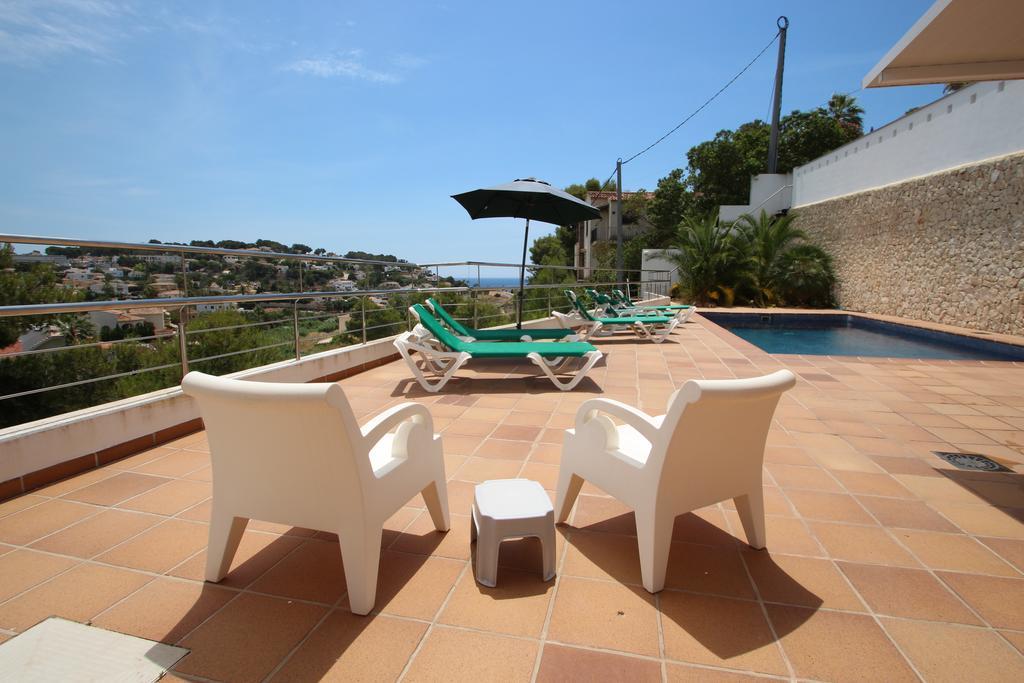 Elena Baladrar - sea view villa with private pool in Benissa Esterno foto