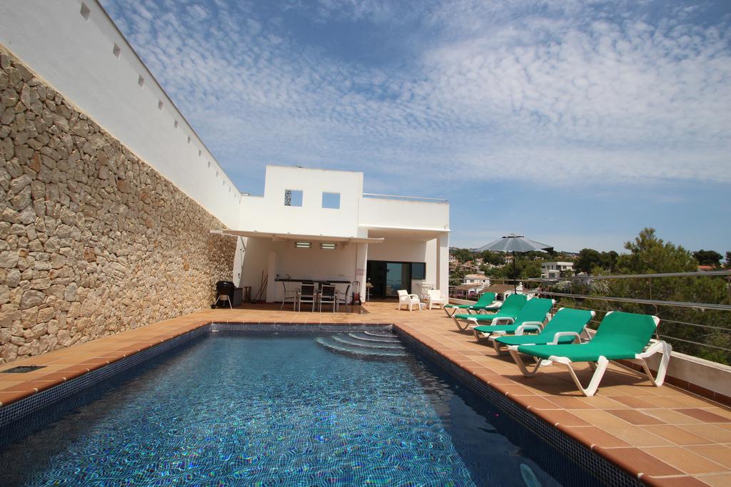 Elena Baladrar - sea view villa with private pool in Benissa Esterno foto